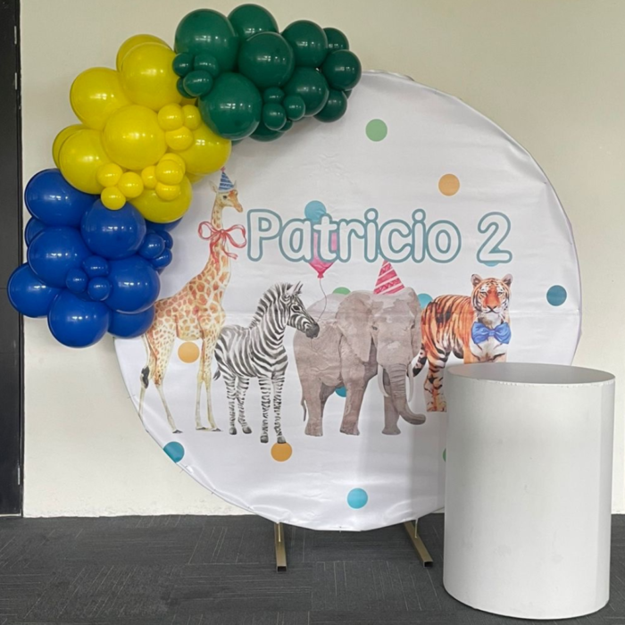 Backdrop circular con globos - Imagen 2